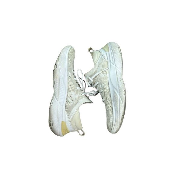 SOREL Women's 7 Explorer Blitz Stride Lace Sneakers Cream Knit Mesh Athletic Gym - Picture 4 of 14